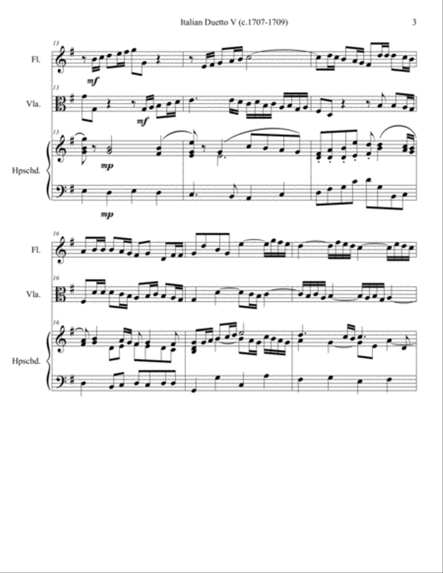 Italian Duetto 5 Italian Duetto 5 Small Ensemble scores gallery preview page 3