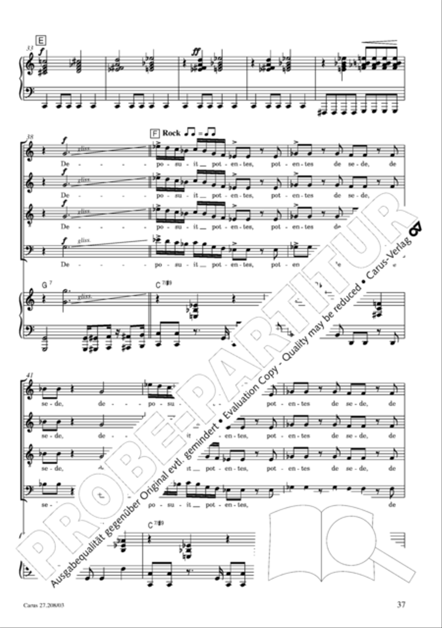 Magnificat 4-Part scores gallery preview page 38