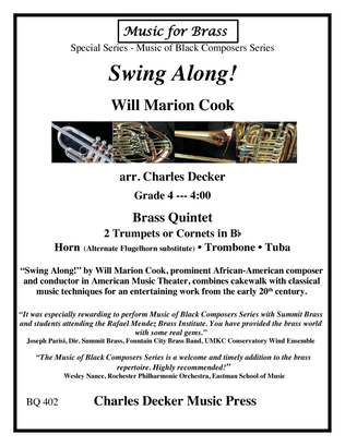 Book cover for Swing Along! for Brass Quintet