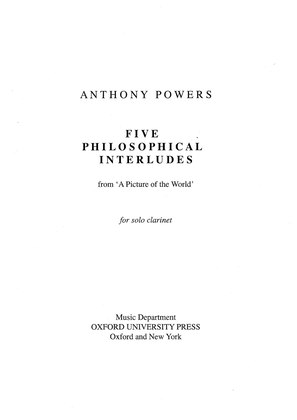 Five Philosophical Interludes
