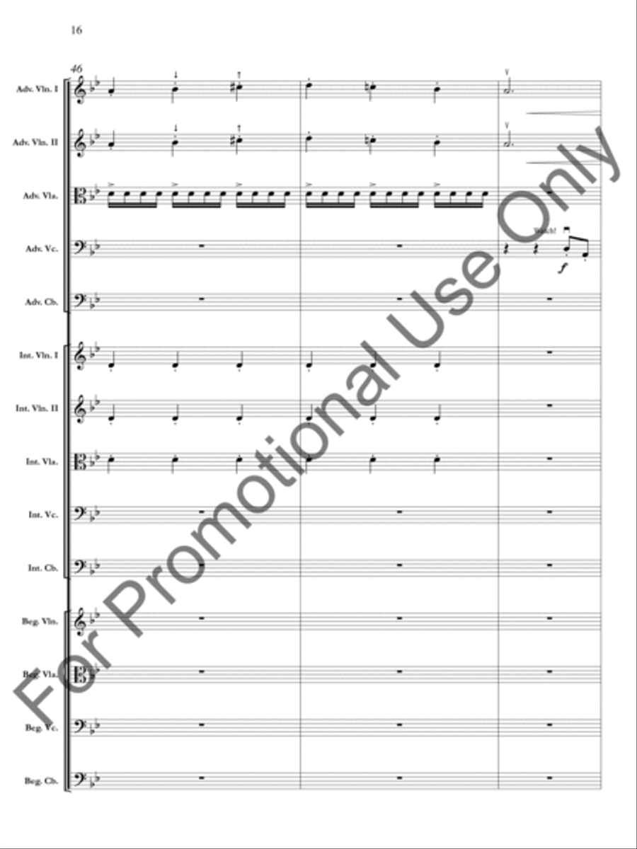The Four Seasons: Summer: Presto, 3rd movement Orchestra scores gallery preview page 17