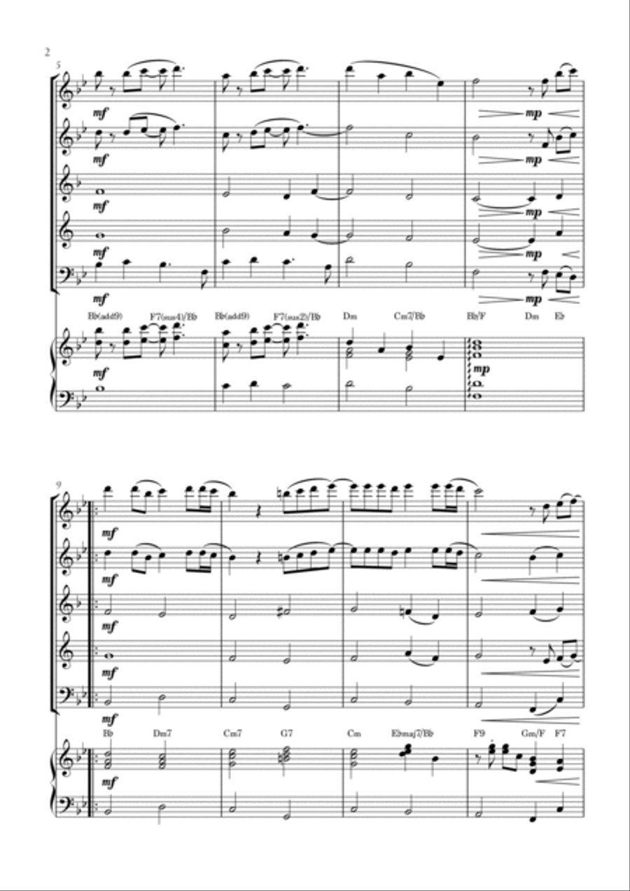 How Deep Is Your Love Bassoon scores gallery preview page 2