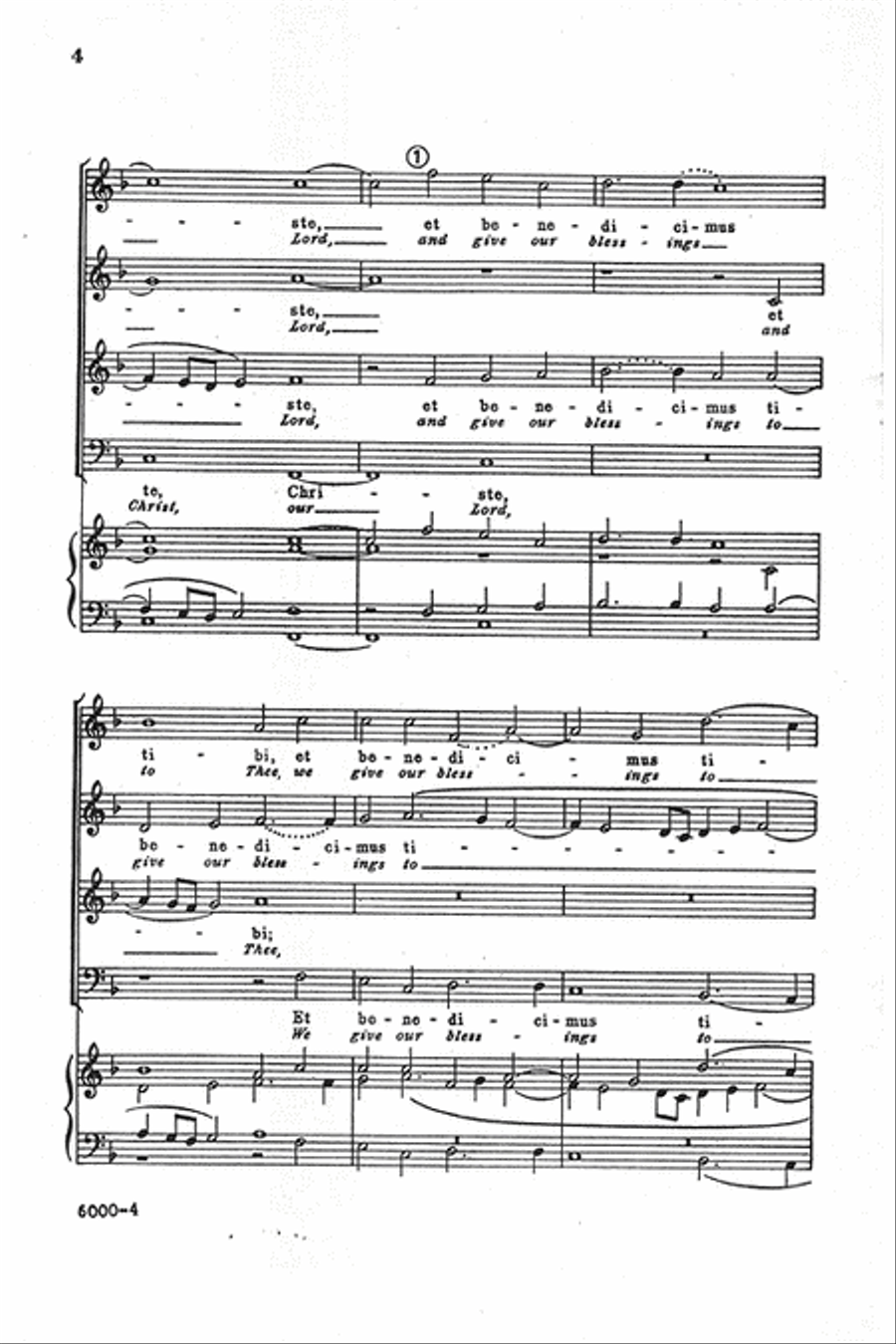 Adoramus Te - SATB Adoramus Te - SATB 4-Part scores gallery preview page 4
