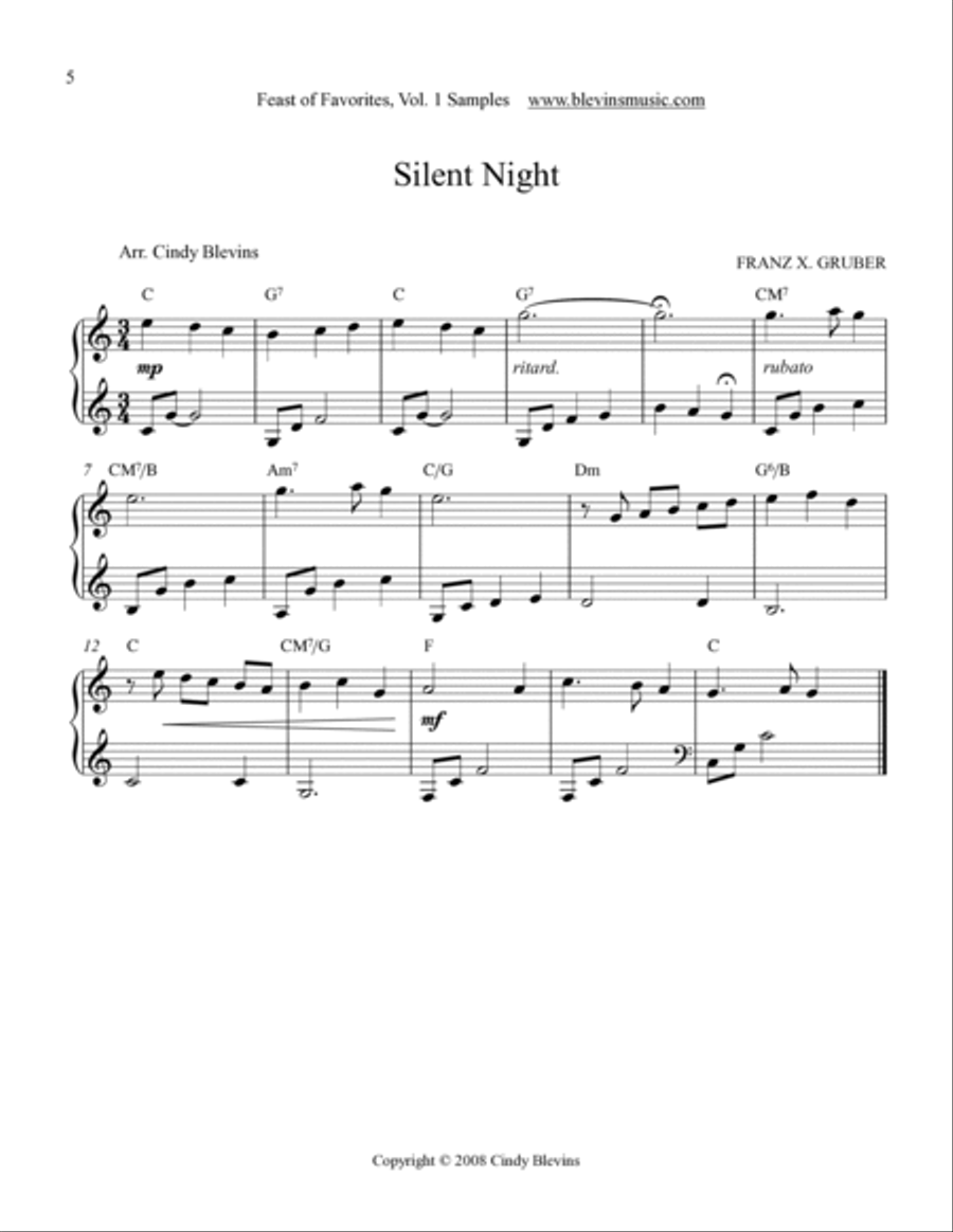 Feast of Favorites, Vol. 1, 21 Solos for all harps Lap Harp scores gallery preview page 6