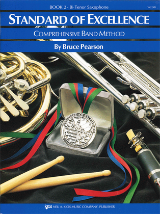 Book cover for Standard of Excellence Book 2, Tenor Sax
