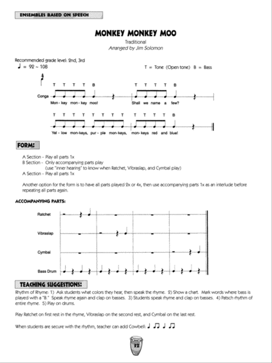 D.R.U.M. Classroom Materials scores gallery preview page 4