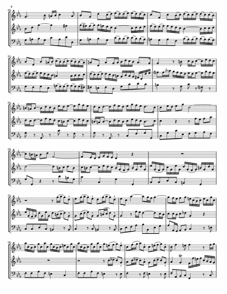 Heinichen Trio Sonata in C Minor for Oboe, Violin and B.C., S. 258 image number null