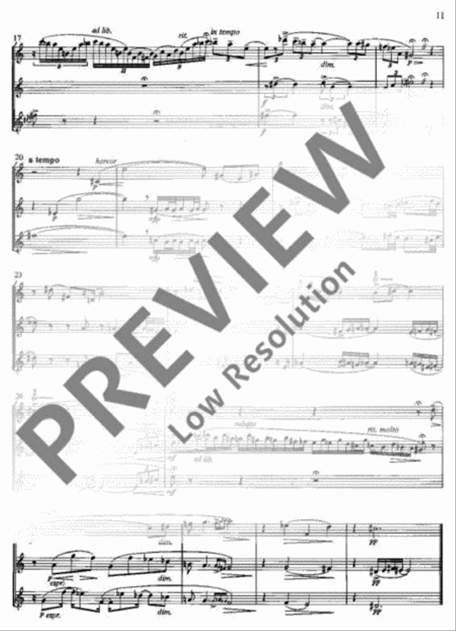 Hindemith Variations English Horn scores gallery preview page 12