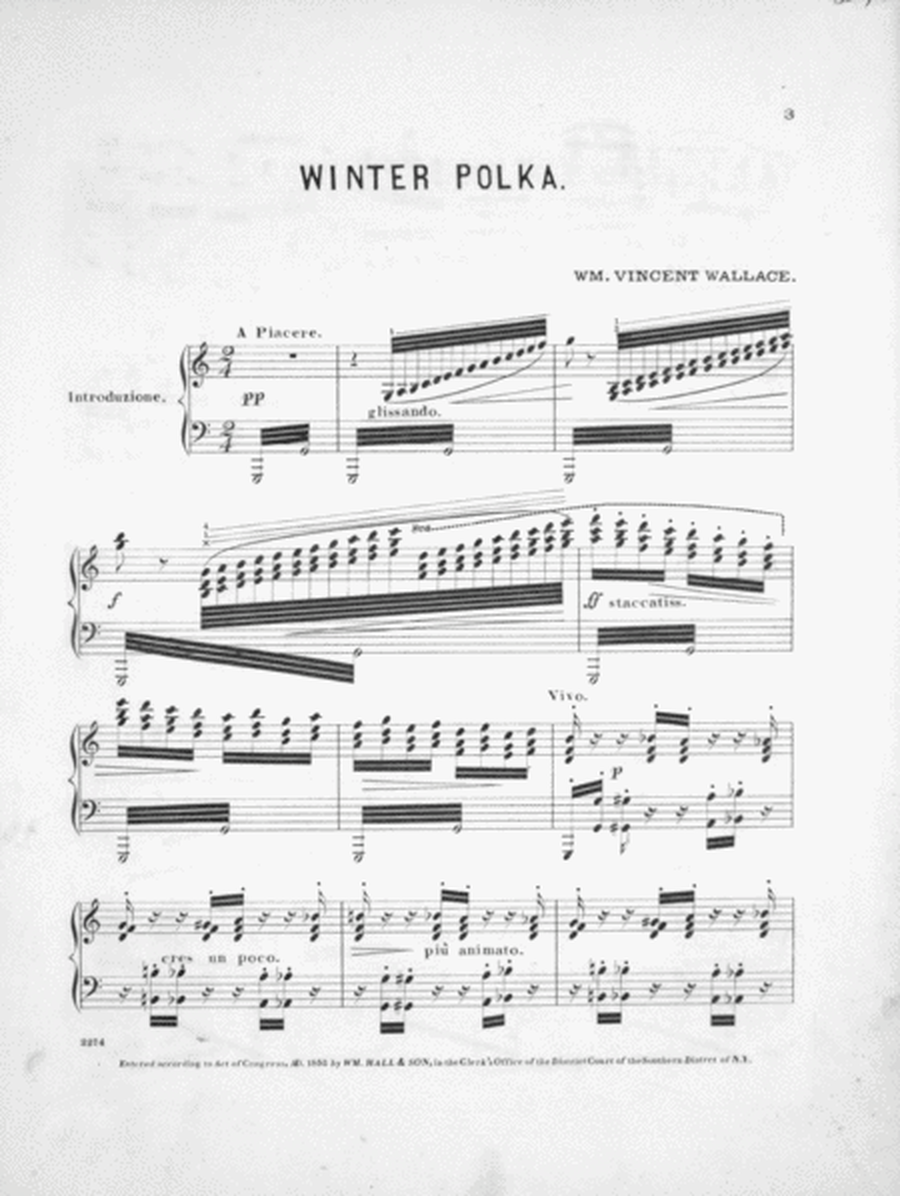 Winter Polka, or, Recollections of a Merry Sleigh Ride