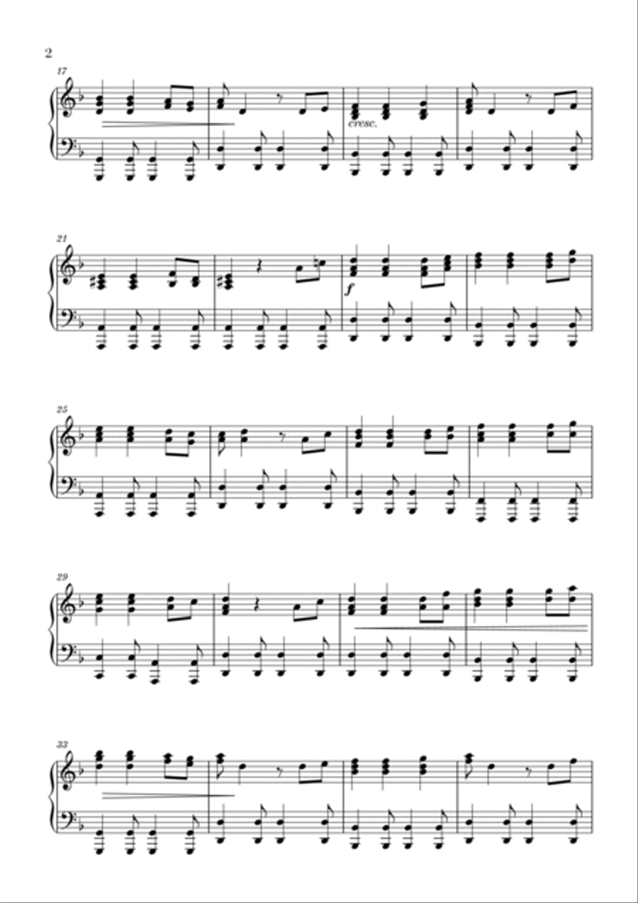 He's A Pirate He's A Pirate Piano Solo scores gallery preview page 2