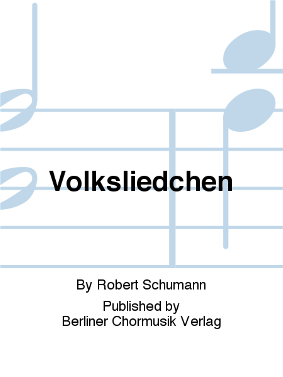 Volksliedchen 4-Part scores gallery preview page 1
