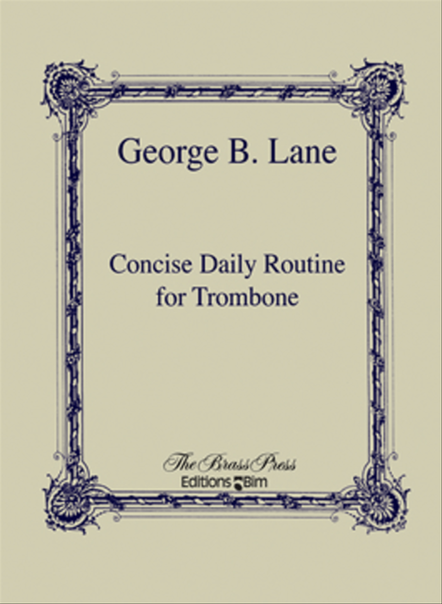 Concise Daily Routine Trombone Solo scores gallery preview page 1