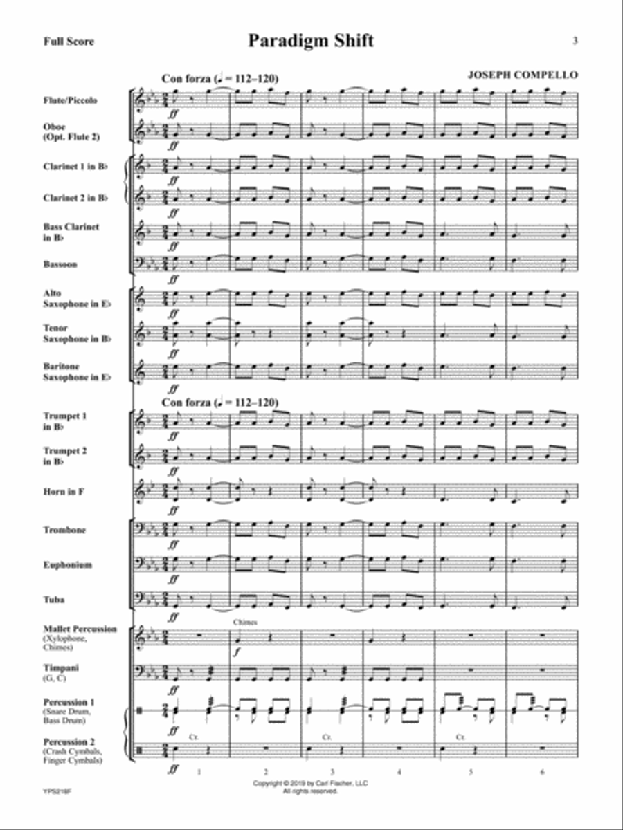Paradigm Shift Concert Band scores gallery preview page 2