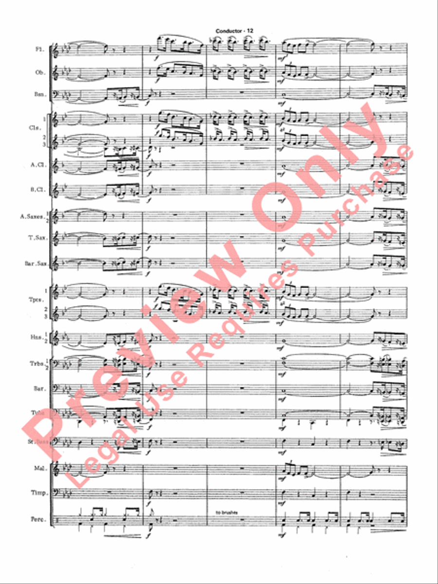 The Pink Panther Concert Band scores gallery preview page 15