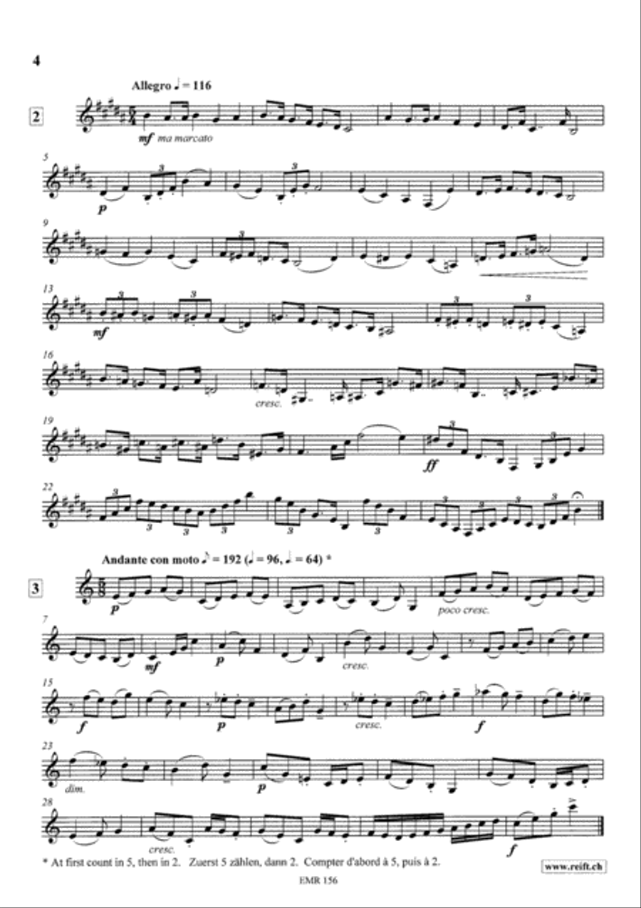 Technical & Melodic Studies Vol. 6 Trumpet scores gallery preview page 4