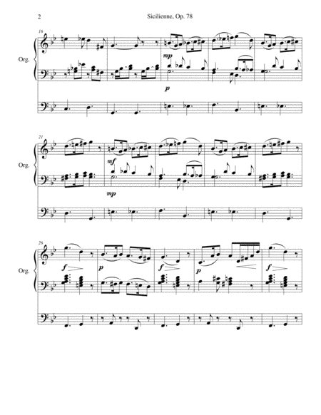 Sicilienne, Op. 78 by Gabriel Fauré