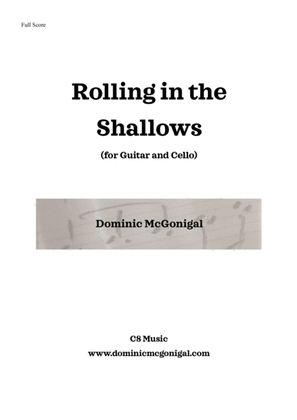 Book cover for Rolling In The Shallows (Guitar, Cello)