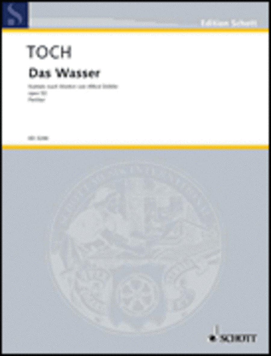 Toch E Wasser Op53 (fk) Mixed Choir scores gallery preview page 1