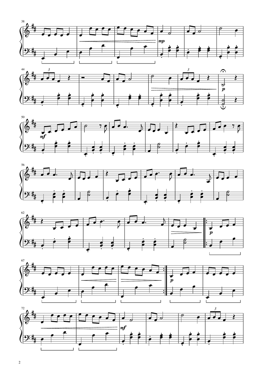 Army Dreamers Piano Solo scores gallery preview page 2