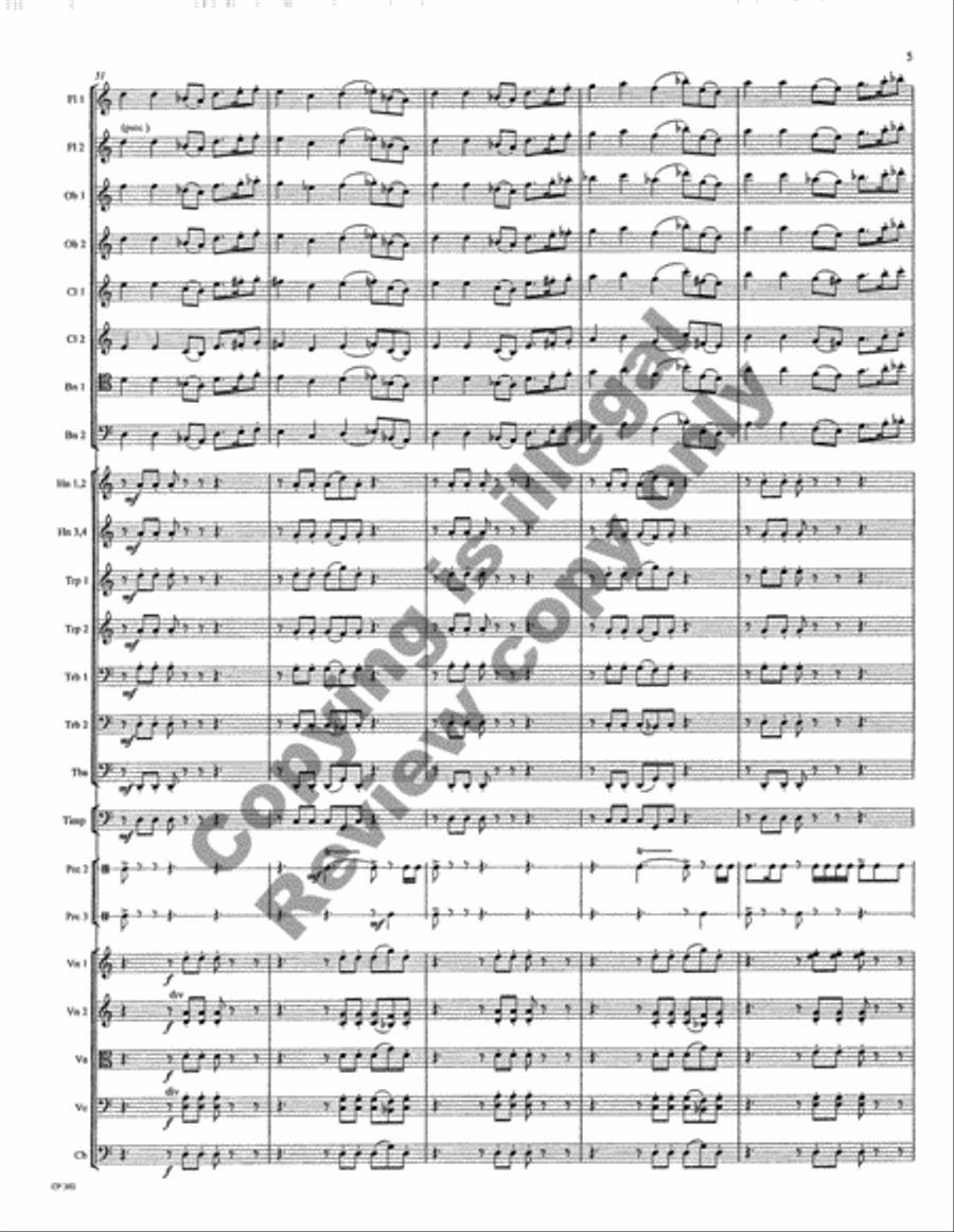 Symphony No. 1 Full Orchestra scores gallery preview page 7