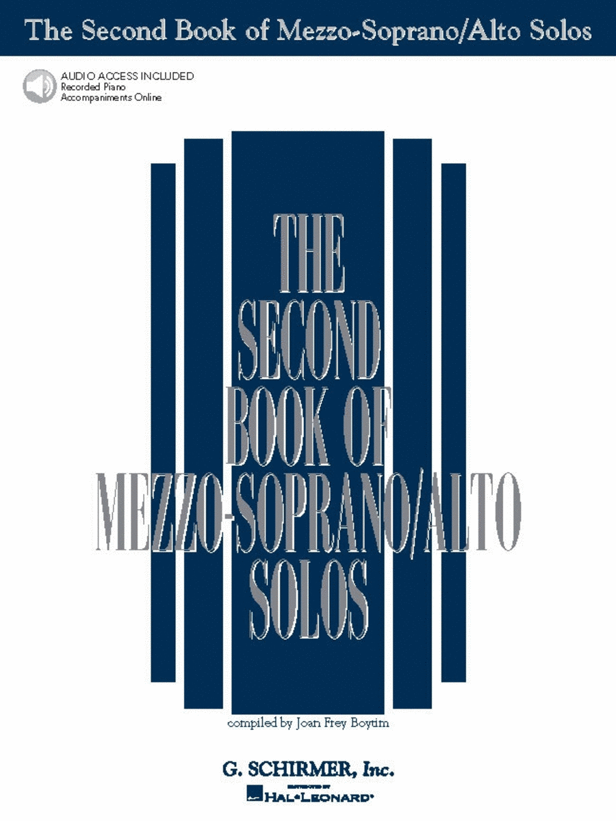 The Second Book of Mezzo-Soprano/Alto Solos Mezzo-Soprano Voice scores gallery preview page 1
