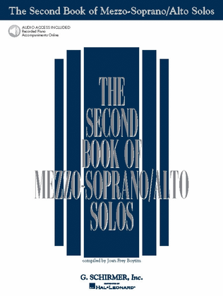 Book cover for The Second Book of Mezzo-Soprano/Alto Solos