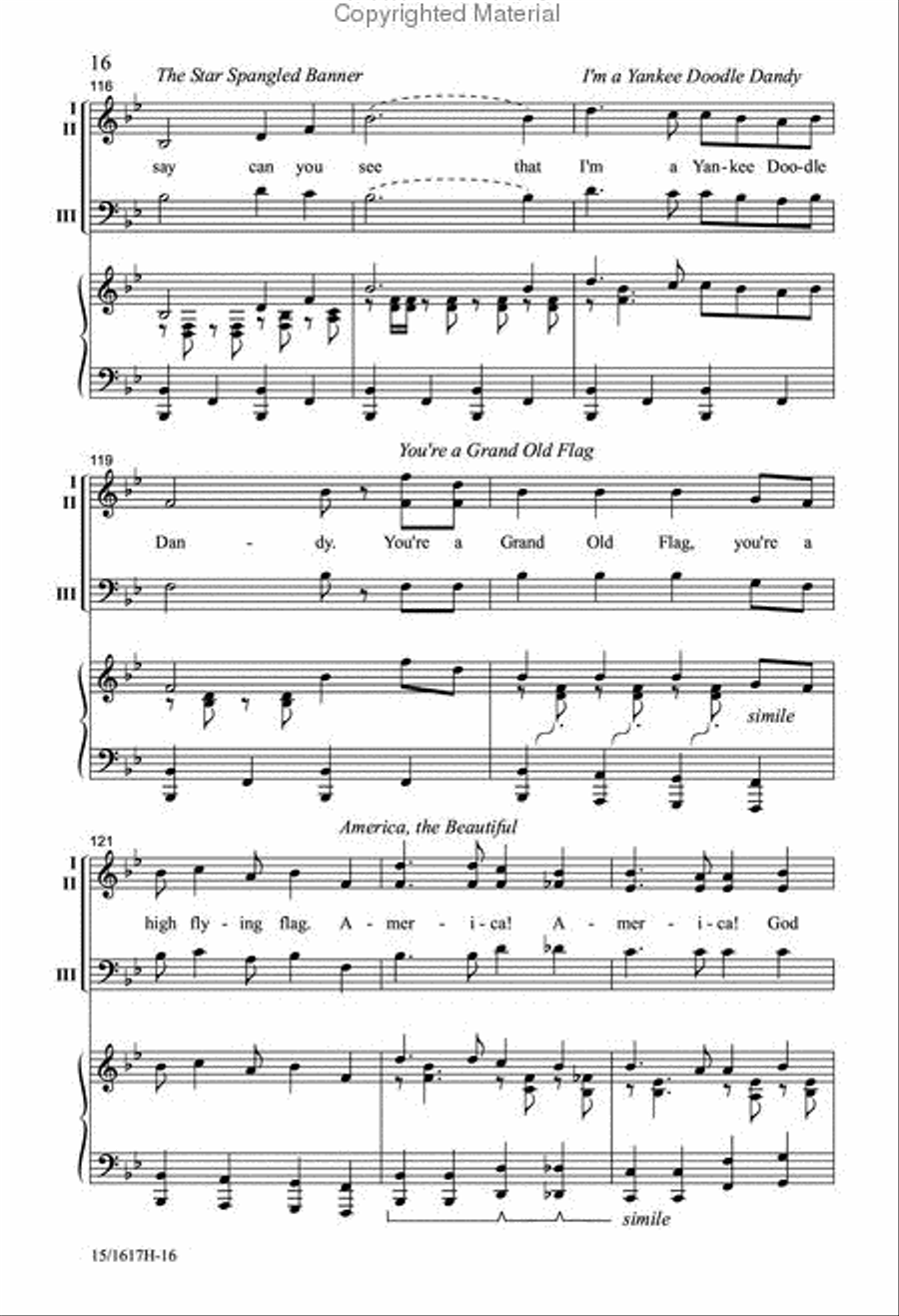 A Patriotic Salute A Patriotic Salute 3-Part scores gallery preview page 15