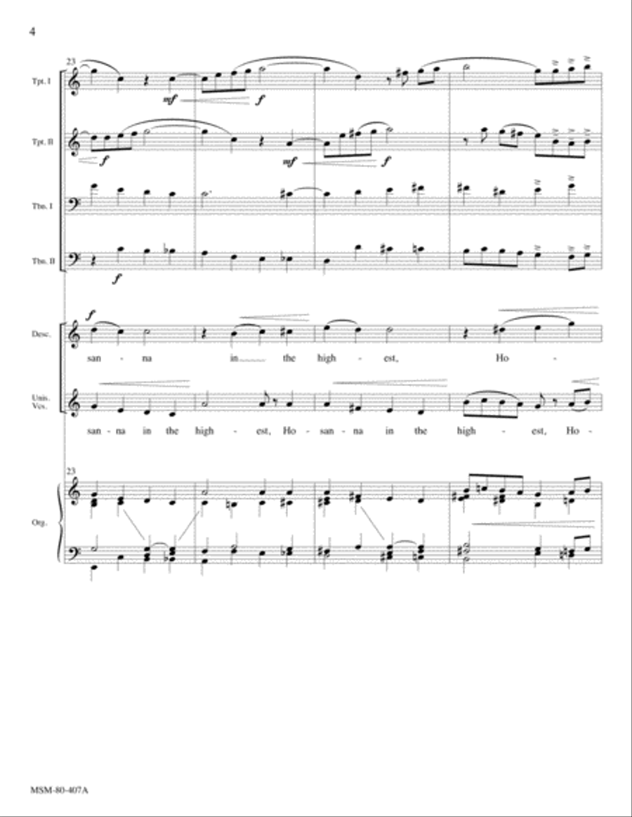 Eucharistic Acclamations on Diademata Choir scores gallery preview page 4