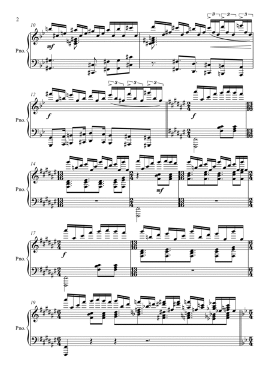 Firth Of Fifth Piano Solo scores gallery preview page 2