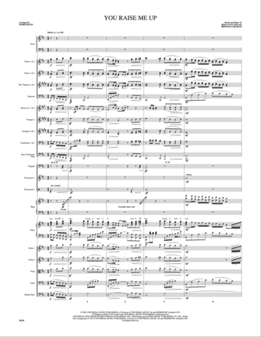 You Raise Me Up You Raise Me Up Choir scores gallery preview page 2