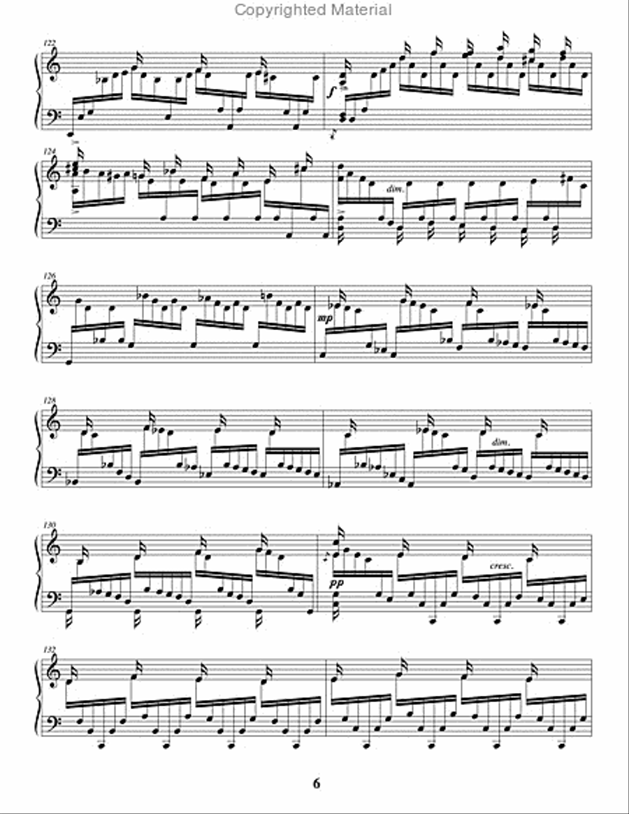Variations on a Theme by Paganini Percussion Ensemble scores gallery preview page 7