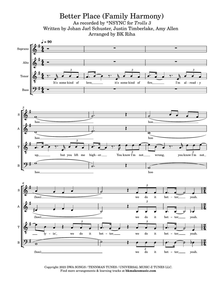 Better Place 4-Part scores gallery preview page 2