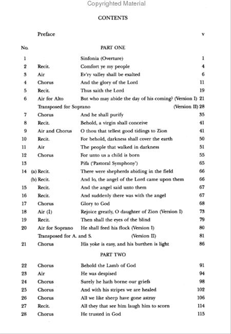 Messiah Choir scores gallery preview page 2