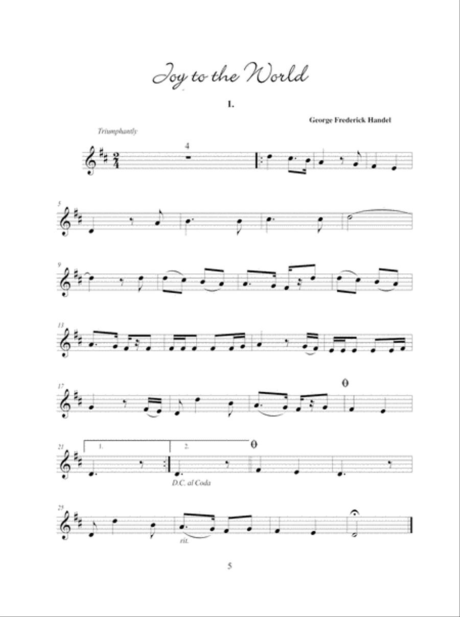 My Very Best Christmas - Trumpet, Clarinet, Soprano Sax & Tenor Sax Edition Clarinet scores gallery preview page 6
