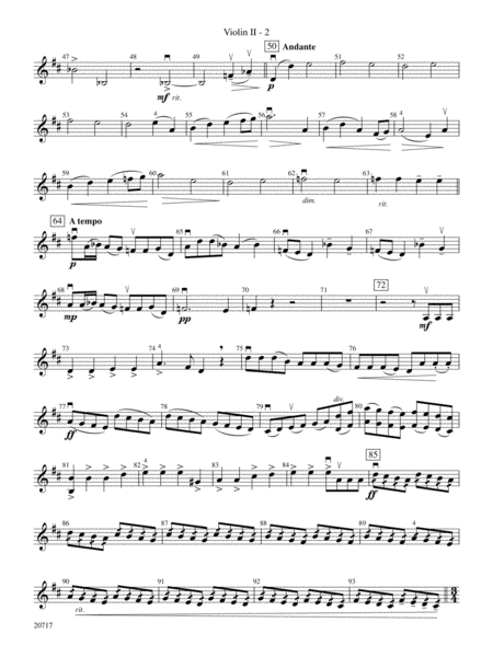 1812 Overture: 2nd Violin