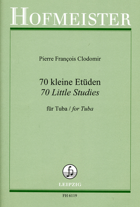Book cover for 70 kleine Etuden