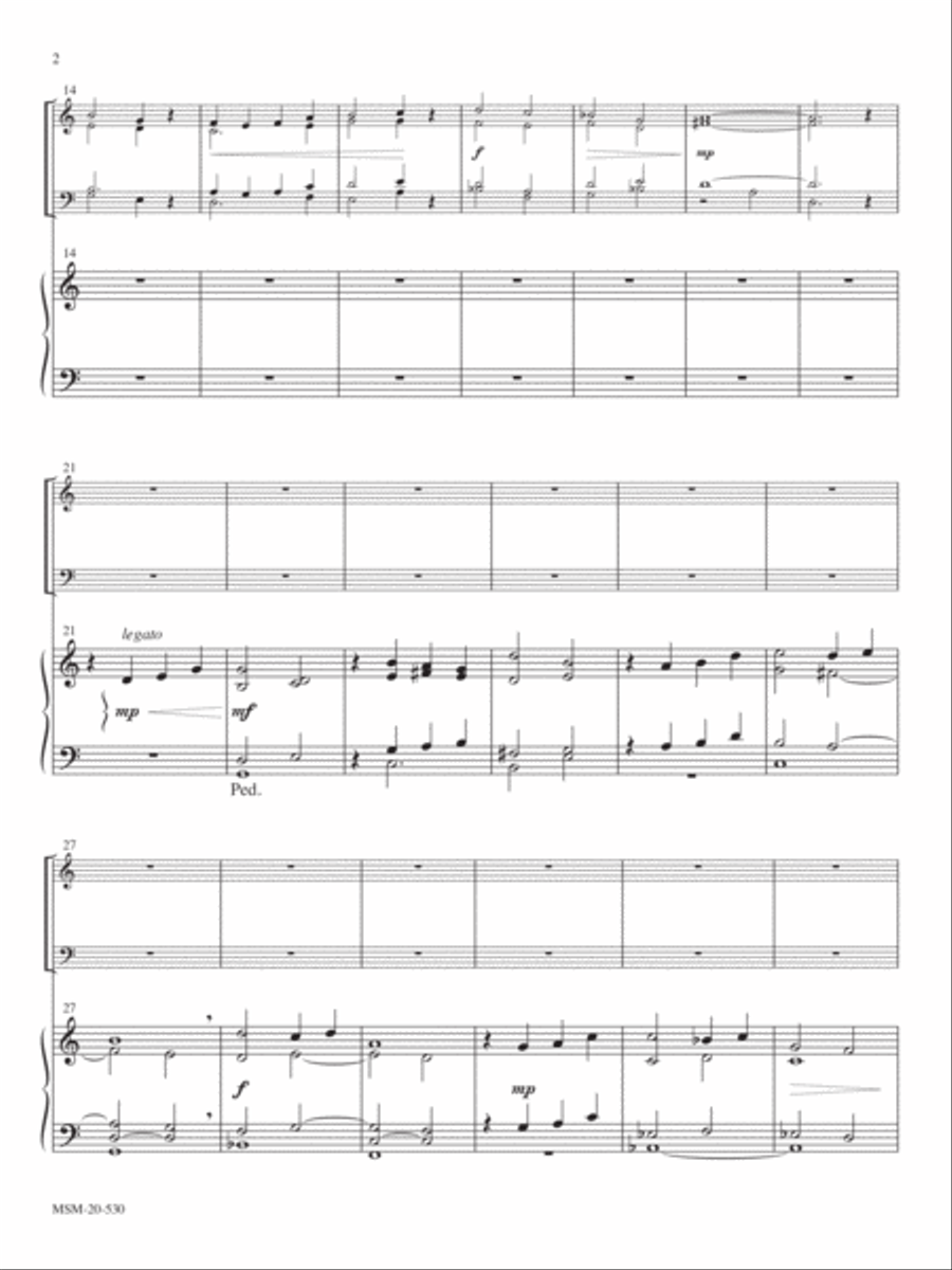 Sonata da Chiesa Organ scores gallery preview page 2