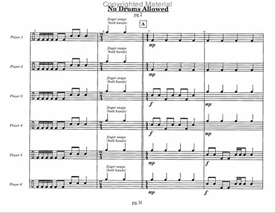 Quadruple Decker Quadruple Decker Percussion Ensemble scores gallery preview page 10