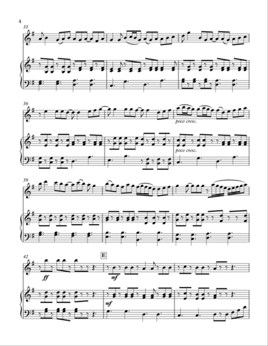 Feast for Clarinet and Bass Marimba Feast for Clarinet and Bass Marimba Clarinet scores gallery preview page 4
