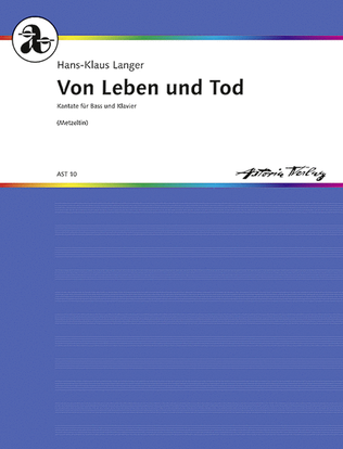 Book cover for Von Leben und Tod