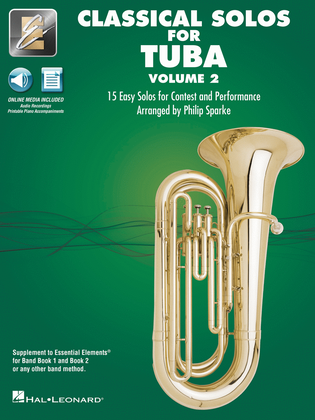 Book cover for Classical Solos for Tuba – Volume 2