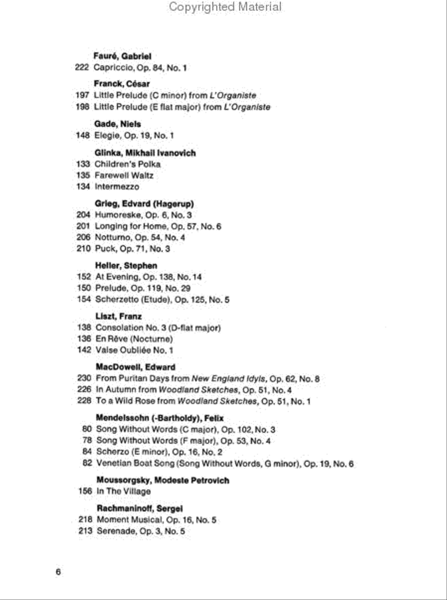 An Anthology of Piano Music Volume 3: The Romantic Period Piano Solo scores gallery preview page 3