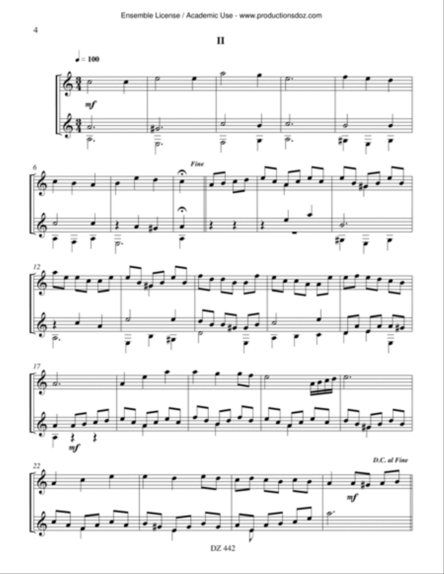 Le cercle magique Classical Guitar scores gallery preview page 4