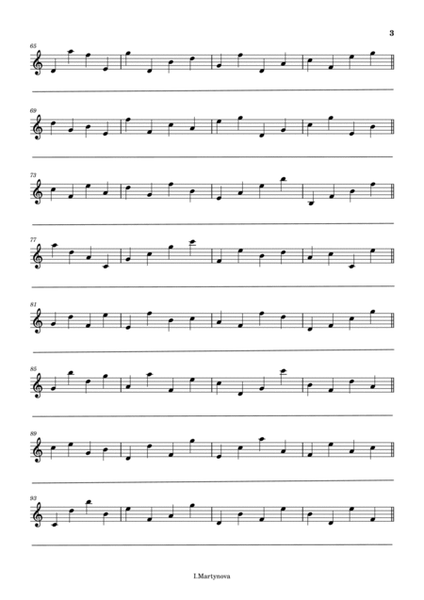 Solfege Worksheets Treble and Bass Clefs