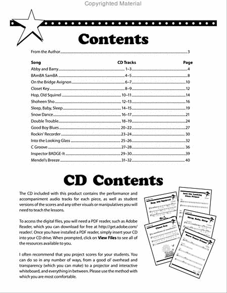 Ready, Set, Play: Recorder Rock Recorder scores gallery preview page 3
