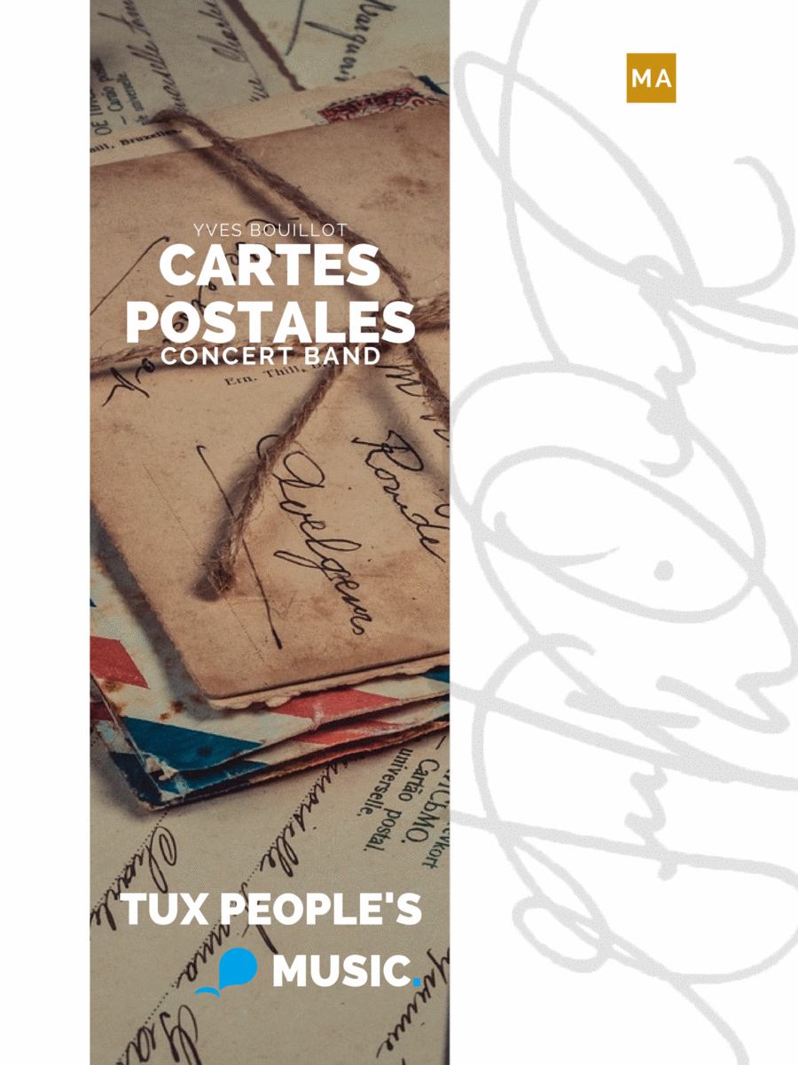 Cartes Postales Cartes Postales Concert Band scores gallery preview page 1