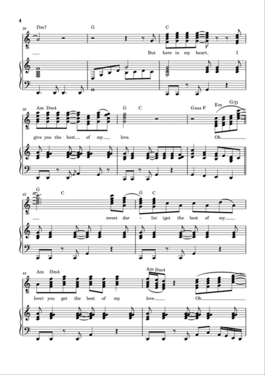Best Of My Love Best Of My Love Voice scores gallery preview page 5