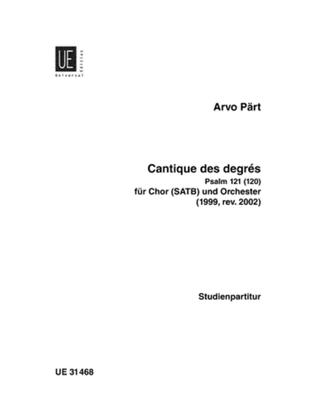 Book cover for Cantique Des Degres