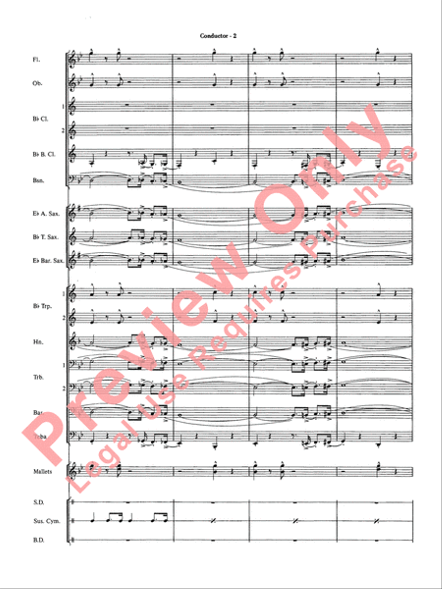 The Pink Panther Concert Band scores gallery preview page 4