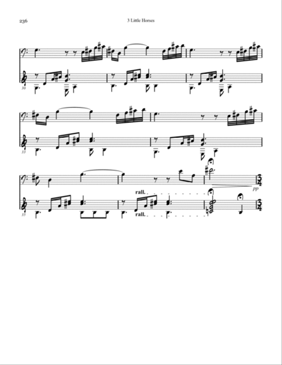 Three Little Horses Small Ensemble scores gallery preview page 4